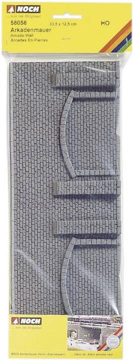 Produktbild Noch N Arkadenmauer Stein 34858