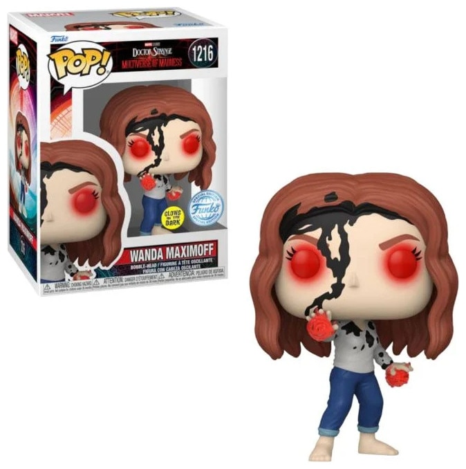 Produktbild Funko POP! Doctor Strange in the Multiverse of Madness - Wanda Maximoff Exclusive Phosphorescente