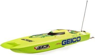Produktbild ProBoat Miss GEICO Zelos 36 Twin Brushless Catamaran RTR