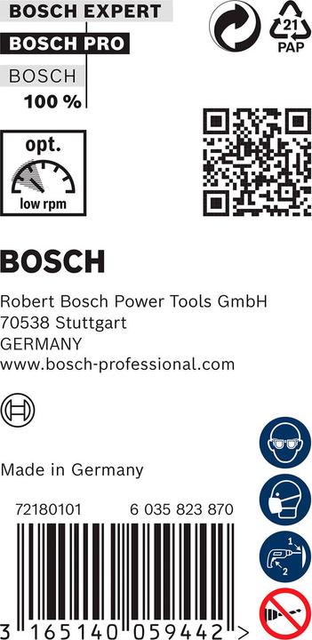 Produktbild Bosch Professional Zubehör PRO Wood HSS Installationsbohrer, 14 x 100 x 400 mm (8 mm)