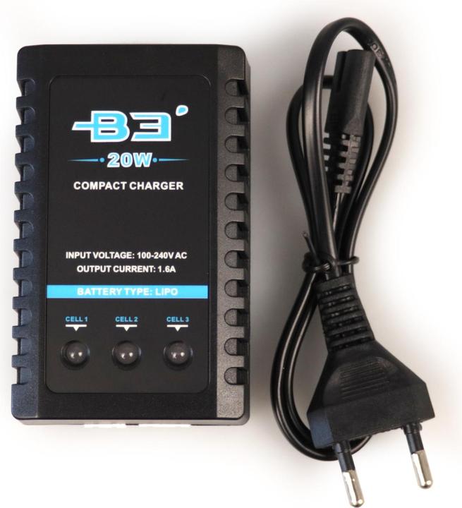 Productafbeelding Amewi B3 Pro 20W LiPo lader 1.5A voor 2S-3S LiPo's