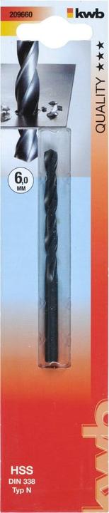 Actual product image kwb HSS Twist Drill, ø 6.0 mm (6 mm)