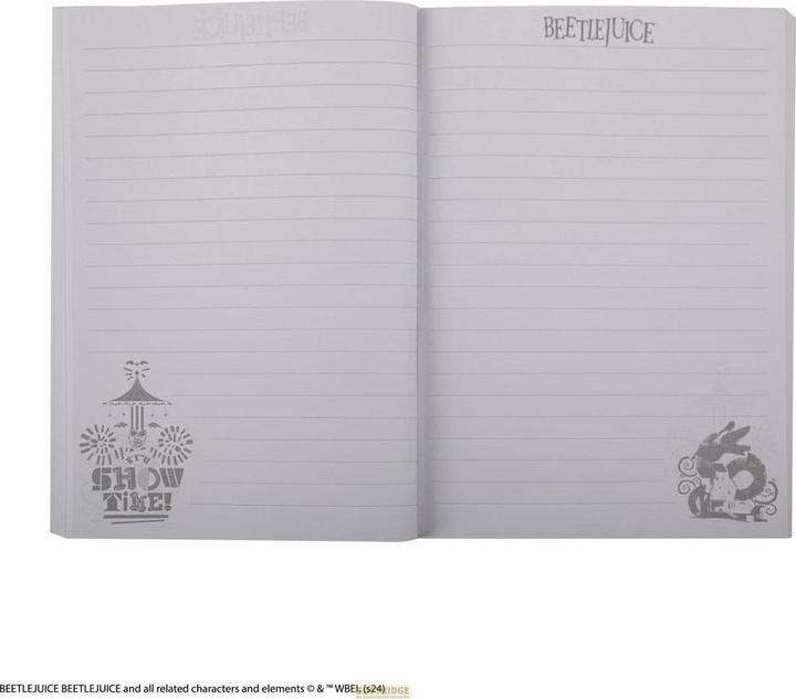 Image du produit Cinereplicas Beetlejuice Carnet de notes It's Show Time (Blanc, Couverture souple)