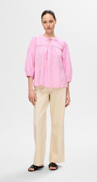 Produktbild Selected Texturierte Bluse mit 3/4 Ärmeln (38)