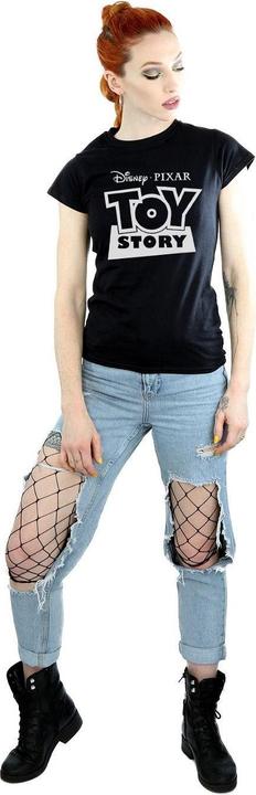 Actual product image Disney Womens/Ladies Toy Story Logo Outline Cotton T-Shirt (XS)