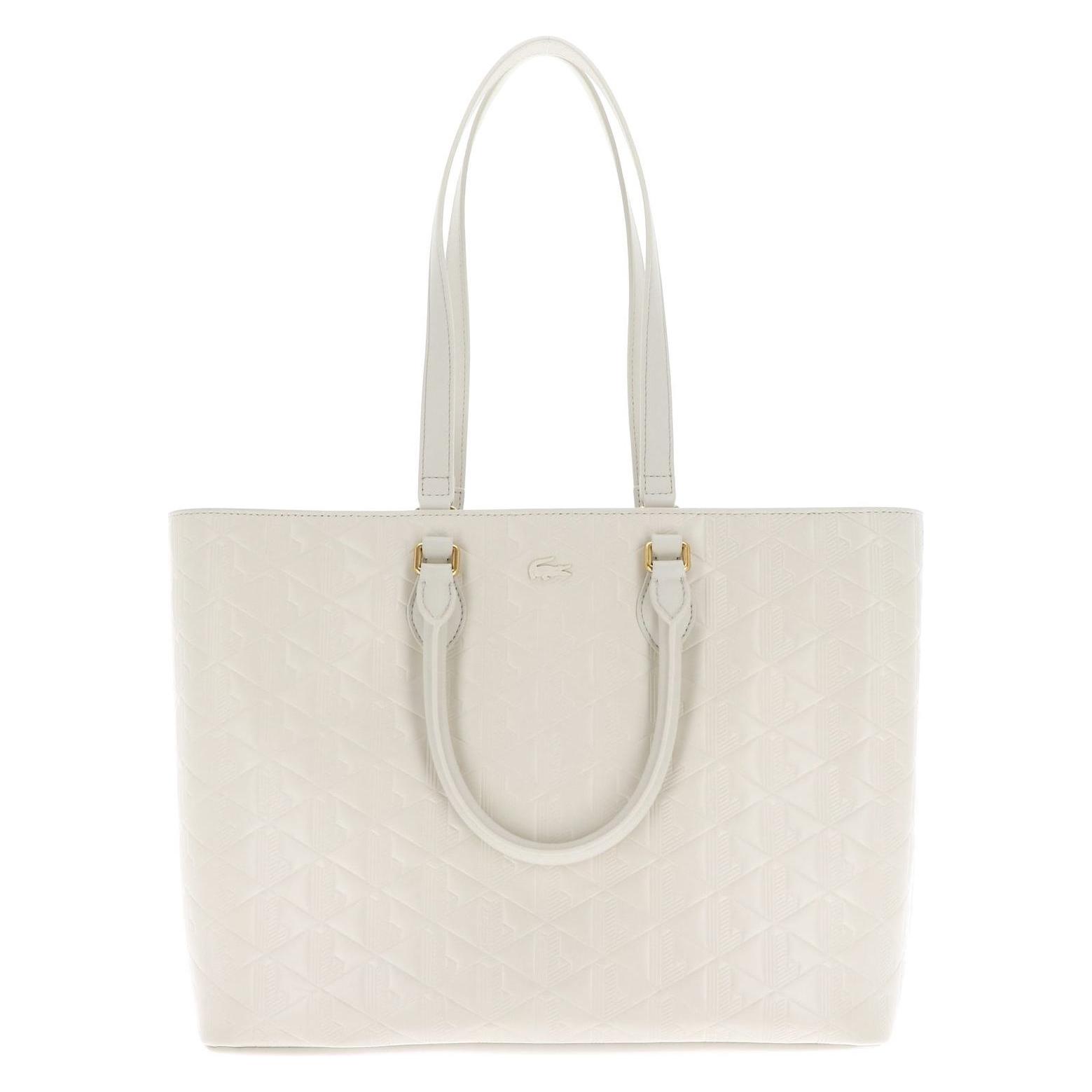Lacoste, Damen, Handtasche, Maheki Shopping Bag, Beige