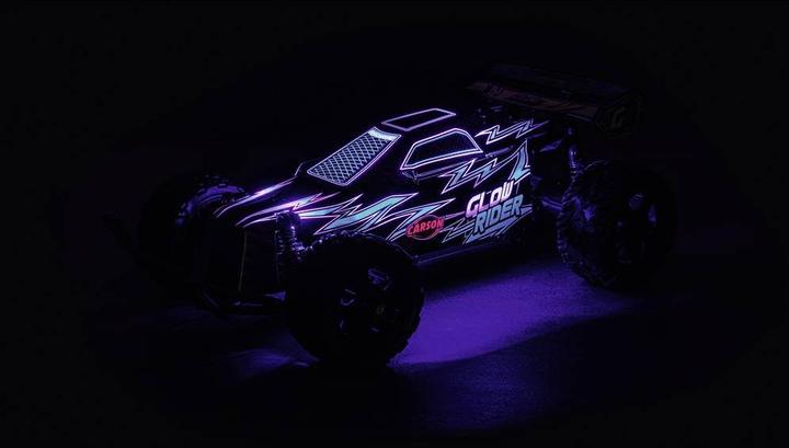 Actual product image Carson 1:12 Glow Rider 2.4GHz 100% RTR blau (RTR Ready-to-Run)