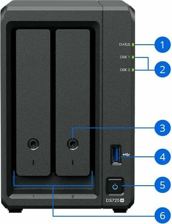 Image du produit Synology DS725+ (0 TB)