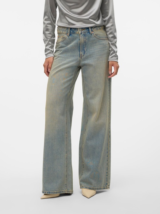 Image du produit Vero Moda VMREMY Mid Rise Weiter Beinschnitt Jeans Weit geschnitten (W31/L32)