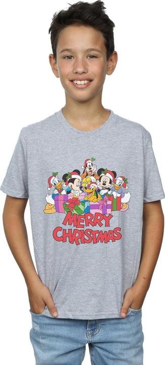 Actual product image Disney Boys Mickey Mouse And Friends Christmas T-Shirt (140, 146)