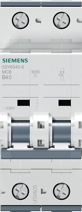 Produktbild Siemens Leitungsschutzschalter UC B 40A 1+N 230V 5SY6540-6