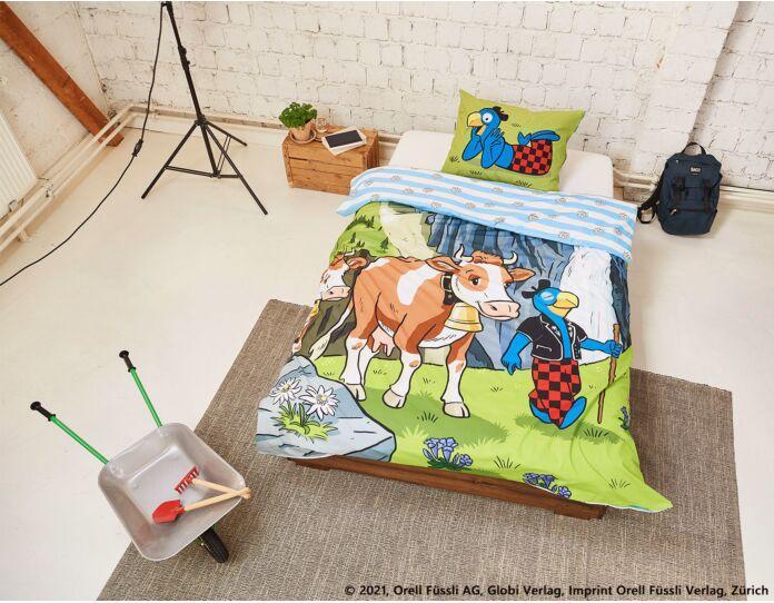 Produktbild Globi Bettwäsche, Doubleface, Reissverschluss