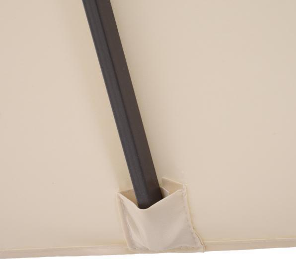 Produktbild Outsunny Marktschirm mit Handkurbel (2.65 m)