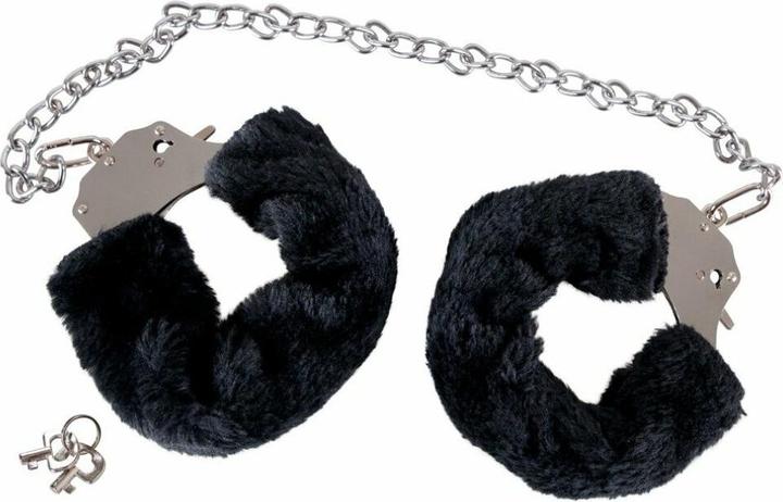 Actual product image You2Toys The bigger Handcuffs Black