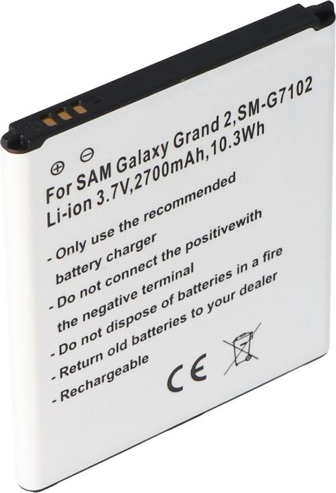 Actual product image AccuCell Akku Samsung Galaxy Grand 2 Duos, EB-B220AC, EB665468LU