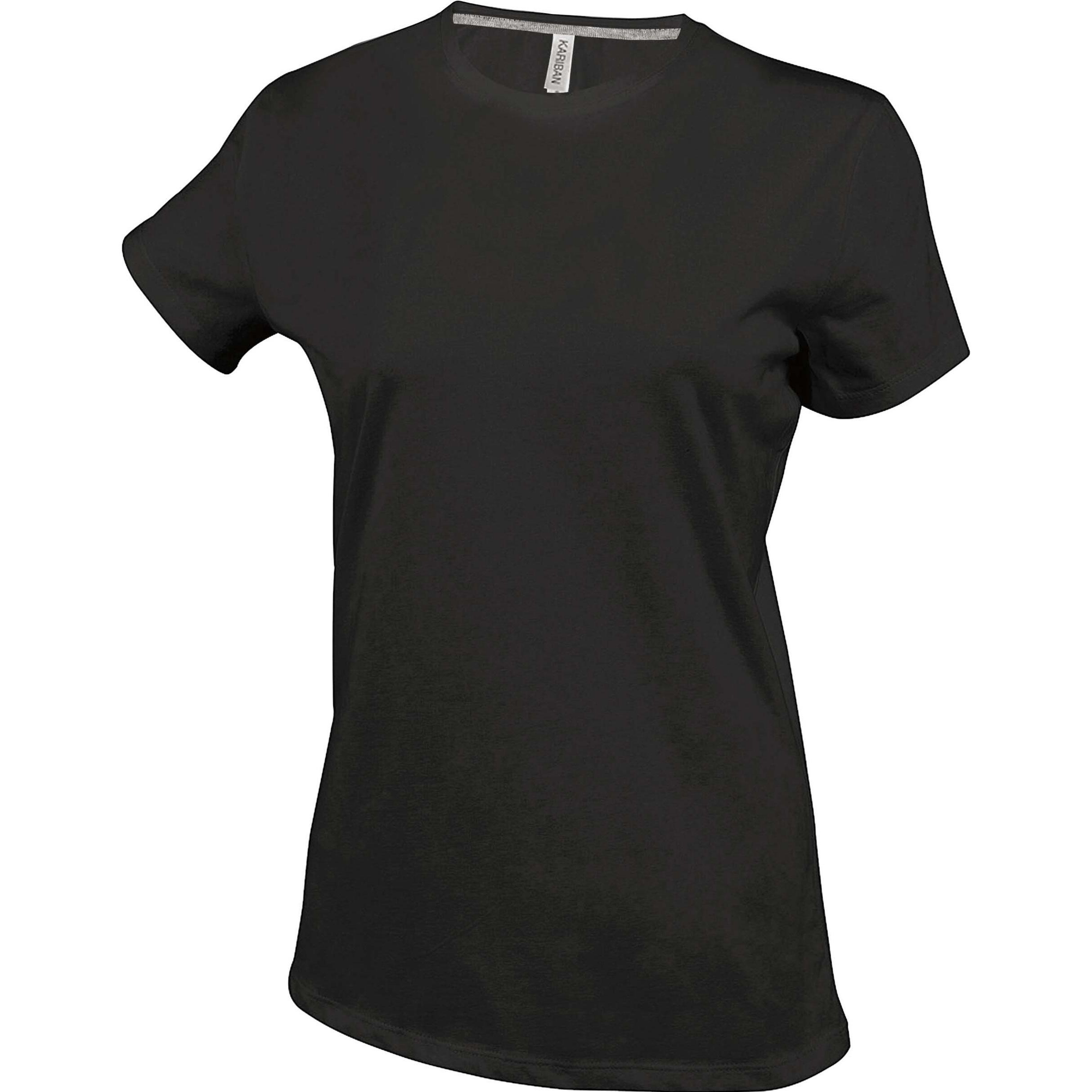 Kariban, Damen, Shirt, Col Rond côton, Grau, (XL)