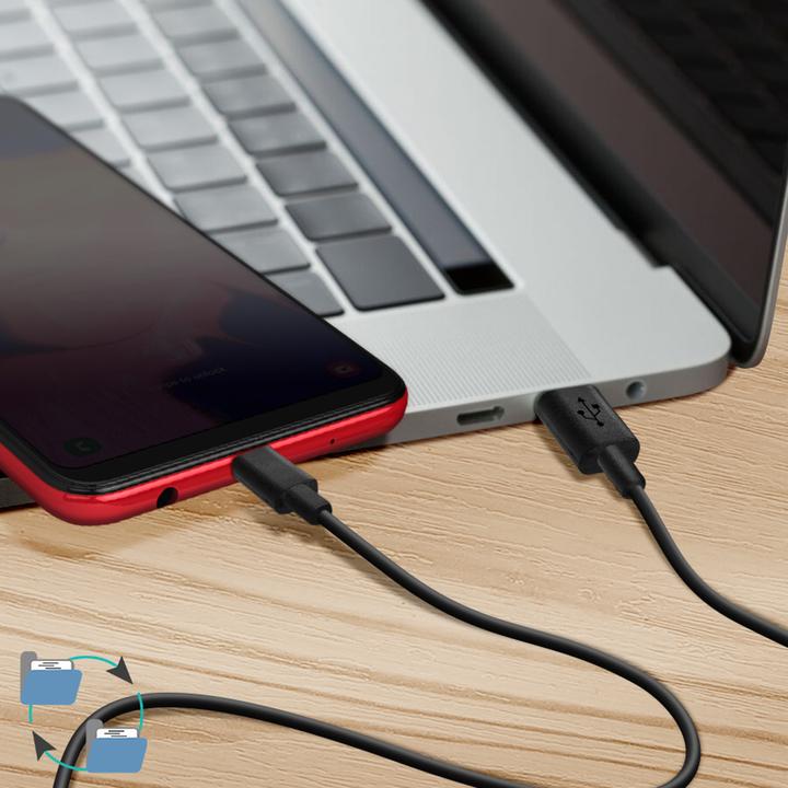 Produktbild Avizar Micro-USB / USB Ladekabel (0.80 m, USB 1.0)