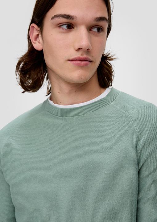 Produktbild s.Oliver Strickpullover Feinstrickpullover im Slim Fit (XXL)