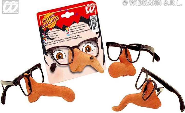 Produktbild Widmann BRILLE MIT NASE sort. in 4 Modellen