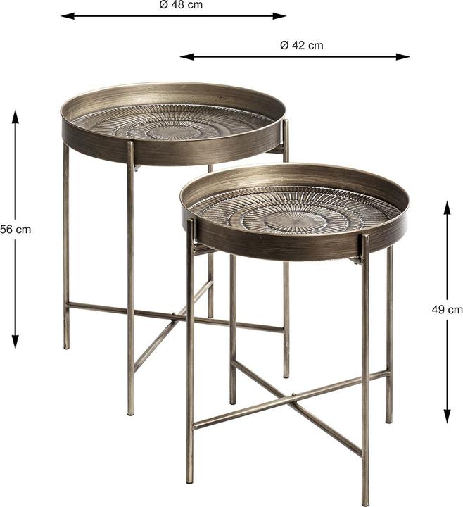 Image du produit HAKU Möbel Beistelltisch 2er Set