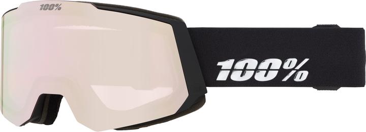 Immagine prodotto 100% Snowcraft Goggle black - Light rose Flash Mirror Photoc