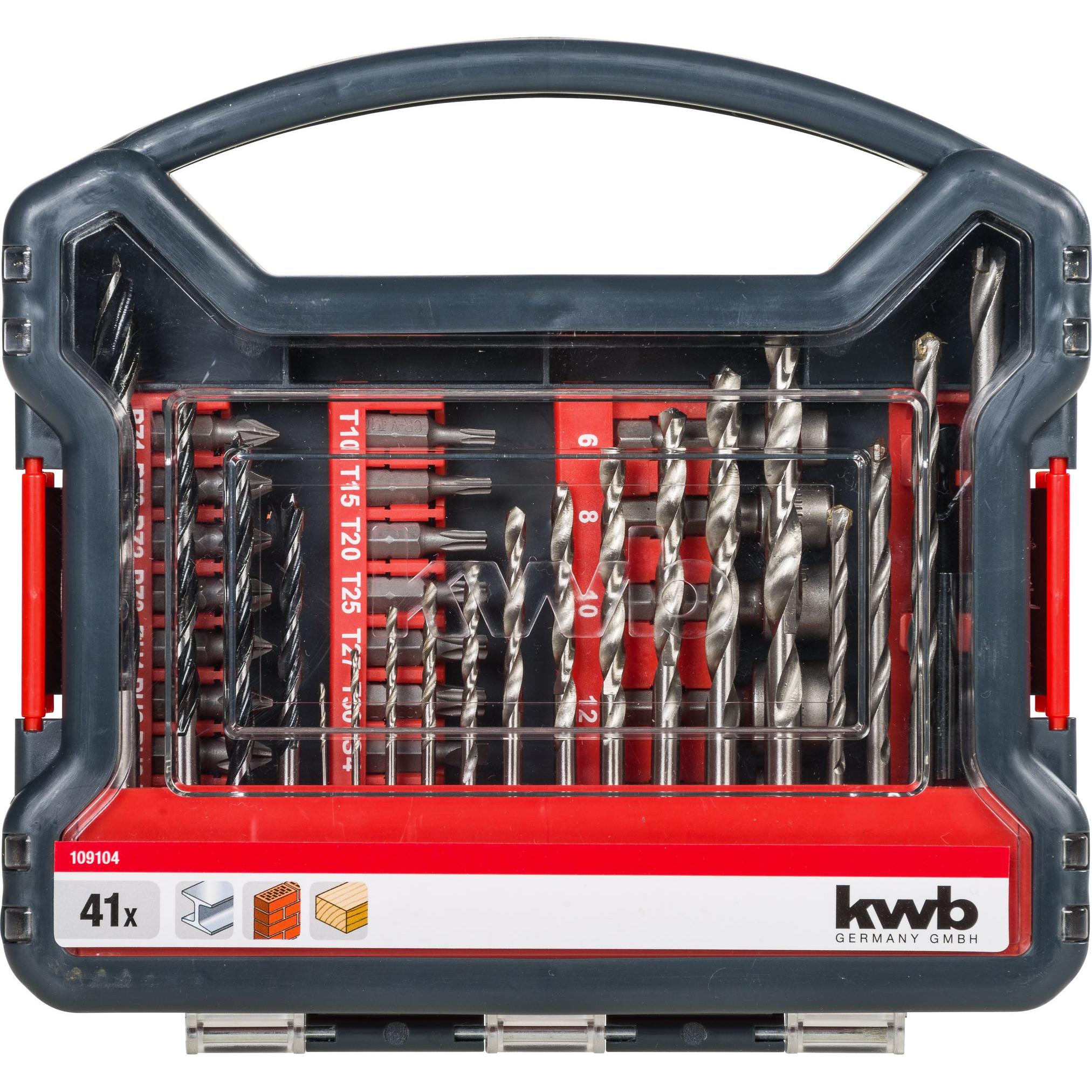 Thumbnail - kwb, Bohrereinsatz, Bohr- und Bitset Promobox Standard (4 mm, 6 mm)