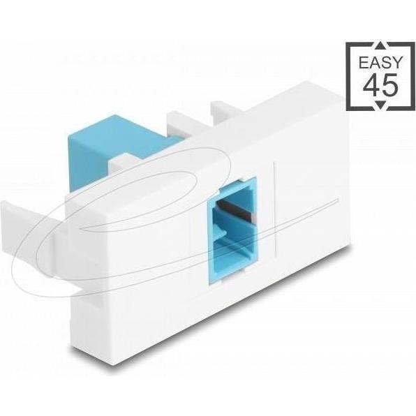 Delock Easy 45 Modul SC Simplex Buchse zu SC Simplex Buchse, Netzwerk Zubehör