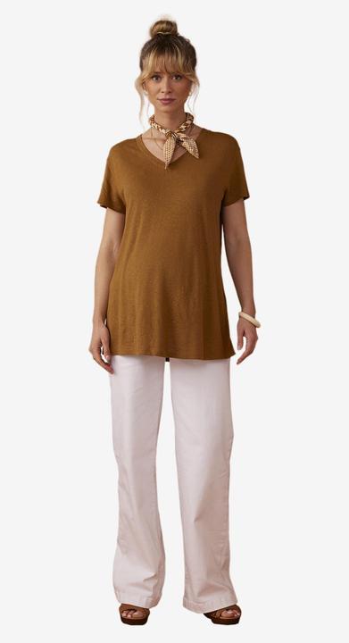 Actual product image Envie de Fraise Maternity T-shirt with linen (36, 38)