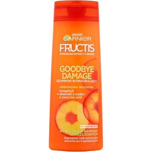 Garnier , Shampoo, Nuovo Shampoo Fructis Goodbye Damage Per Capelli Molto Danneggiati 400Ml (Shampoo Liquido, 400 Ml)