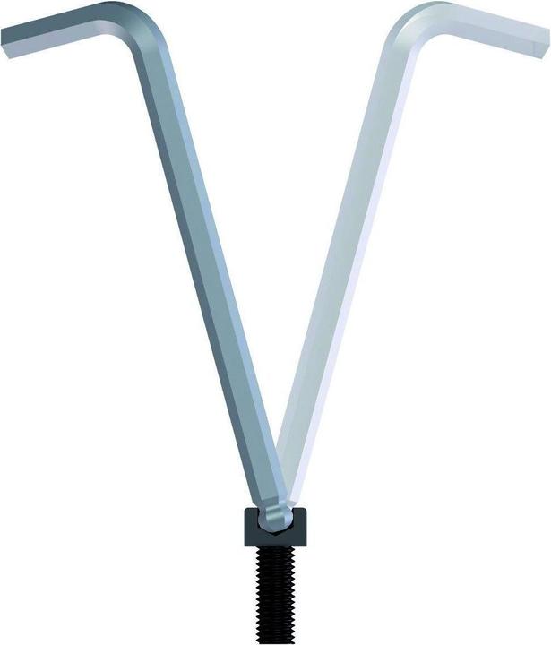Produktbild Gedore 42 KEL 4 Winkelschraubendreher XL Kugelkopf Innen-6-kant 4 mm