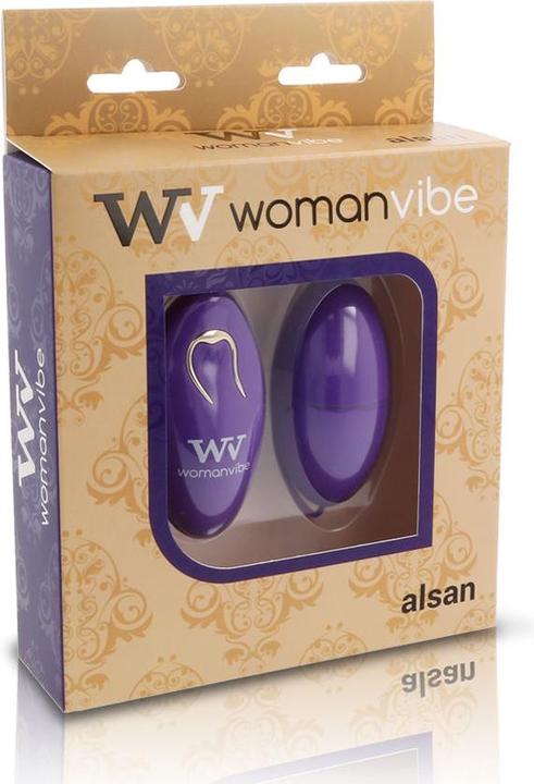 Actual product image Womanvibe Vibro egg "Alsan" with remote control
