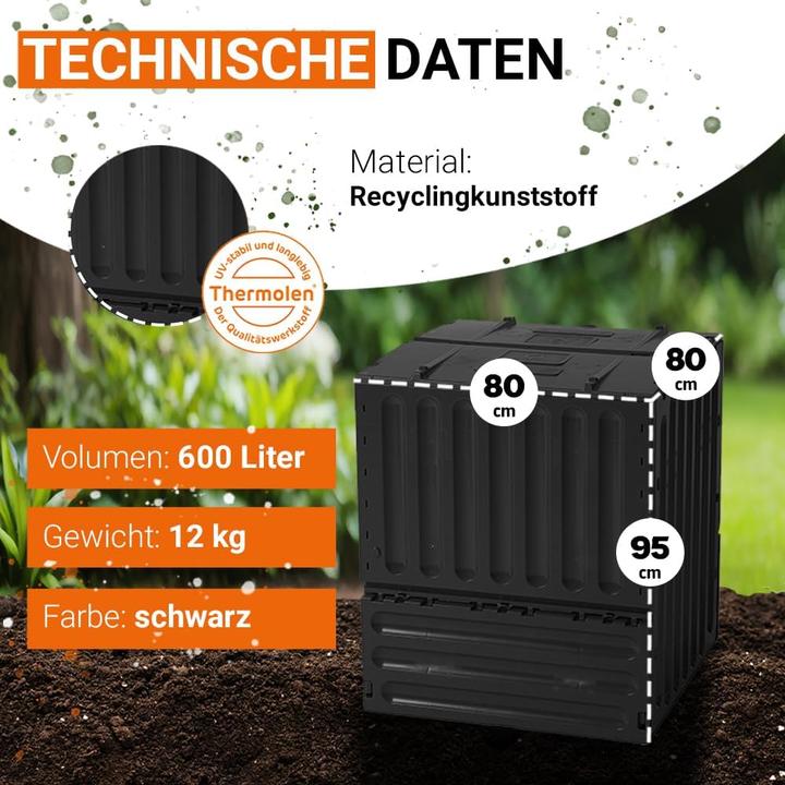 Produktbild Garantia Komposter 600L (600 l)