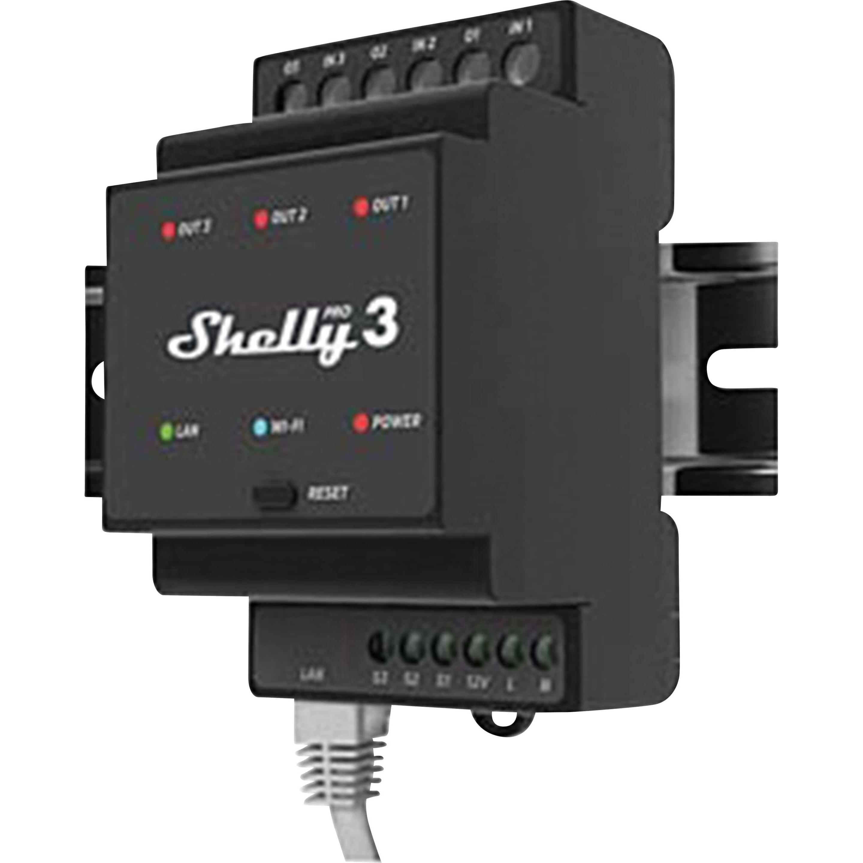 Shelly, Aktor, Pro 3 (Schaltaktor)