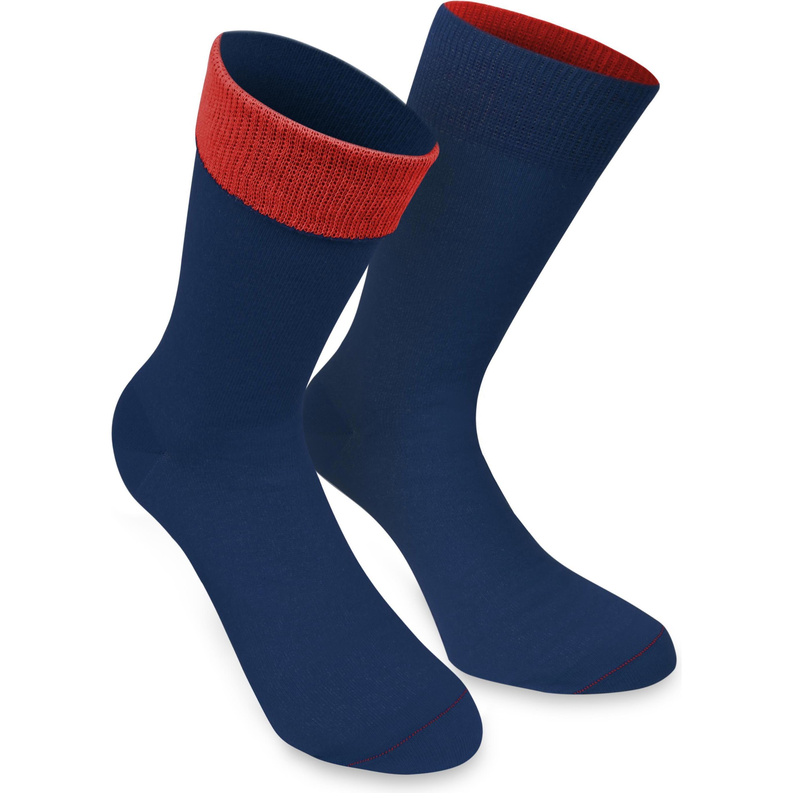 Thumbnail - Normani, Unisex, Socken, 1 Paar Socken Bi-Color, Mehrfarbig, (Einzelpack, 35 - 38)