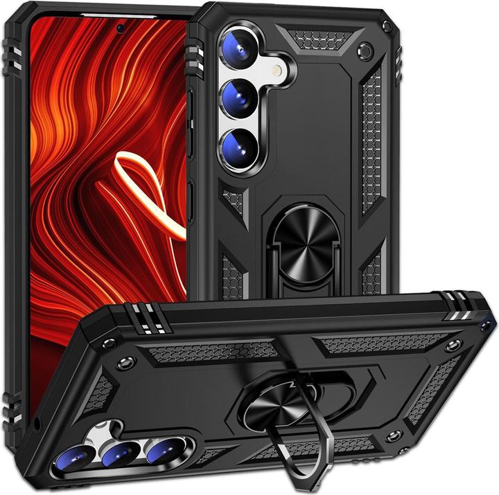 Actual product image Nalia Shockproof Military Style Ring Cover (Samsung Galaxy S24)