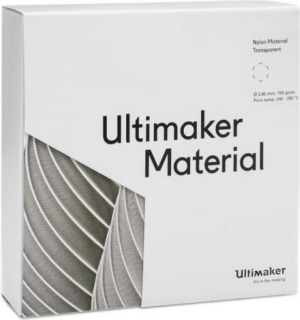 Actual product image Ultimaker Nylon Transparent 2.85 mm 750 g (Nylon, 2.85 mm, 750 g, Transparent)