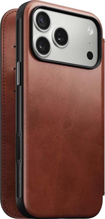 Produktbild Nomad Modern Leather Folio - Lederhülle für iPhone Max, Horween-Leder (Apple iPhone 17 Pro Max)