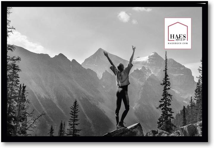 Produktbild Haes Deco Deco Kunststoff-Fotorahmen 20x30 cm EF4B Easy Frame Schwarz