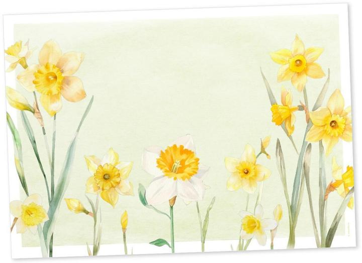 Image du produit Trendform Papiertischset SUNNY BLOOM (6 pcs, 42 x 29.70 cm)