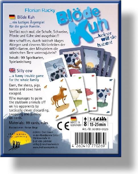 Produktbild Drei Hasen in der Abendsonne Blöde Kuh (Spiel) 608880026