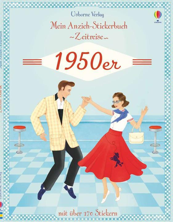 Produktbild Mein Anzieh-Stickerbuch Zeitreise: 1950er (Deutsch, Megan Cullis, 2015)