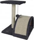Actual product image Lola Toys cat tree with toy and tunnel 38cm anthracite (Cat scratching toy)