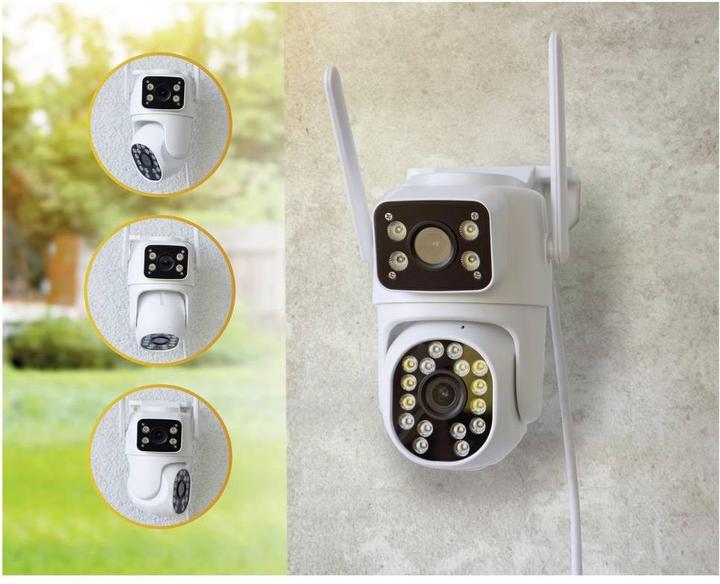 Actual product image Technaxx TX-328 Dual Kamera Outdoor