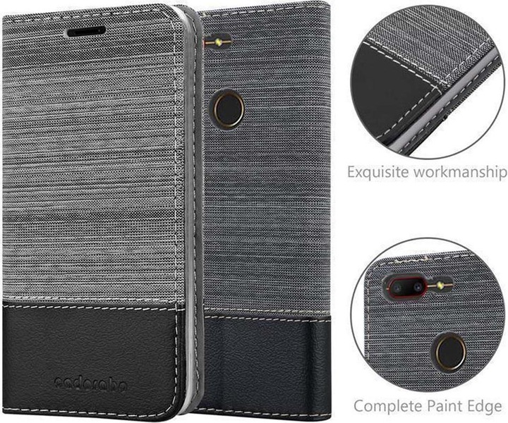 Produktbild Cadorabo Book Jeans Optik Cover (ZTE Nubia N3)