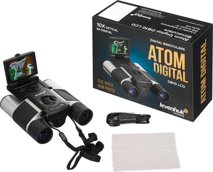 Actual product image Levenhuk Atom Digital DB10 LCD binoculars (10 x, 25 mm)