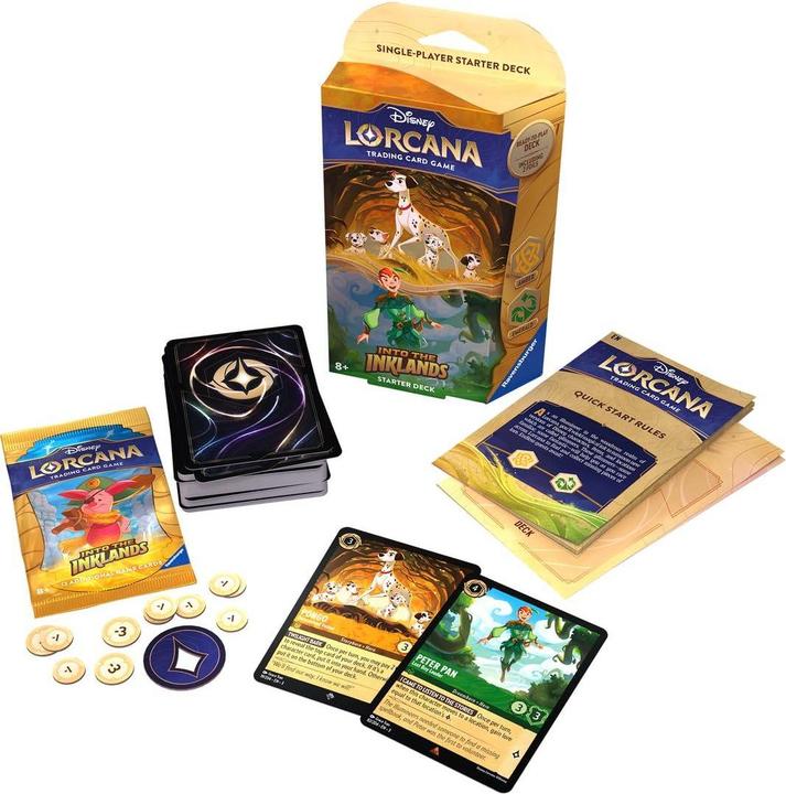 Produktbild Disney Lorcana Trading Card Game: Set 3 - Starter Deck A (Englisch) (Englisch, Deck)