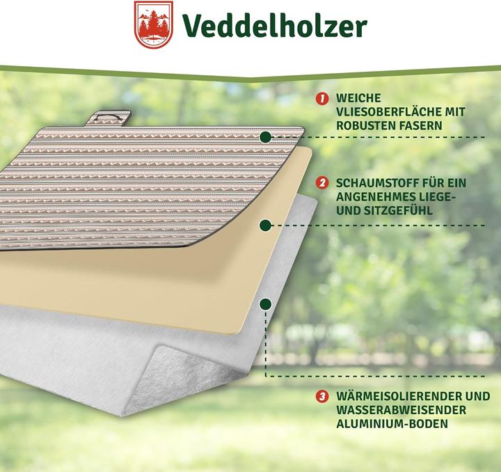 Produktbild Veddelholzer Boho Picknickdecke XXL