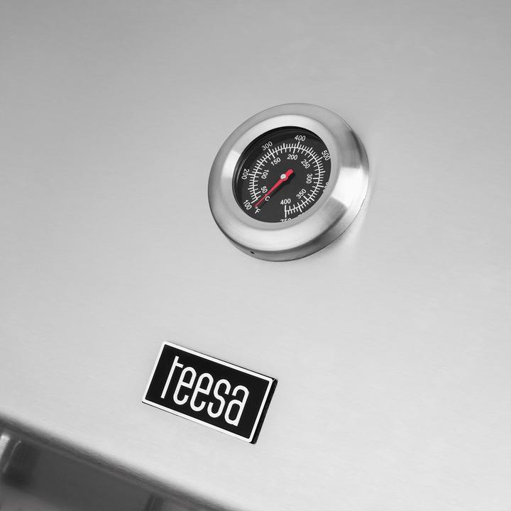 Actual product image Teesa BBQ 5007 MASTER gas barbecue with 5 burners and space for a bottle