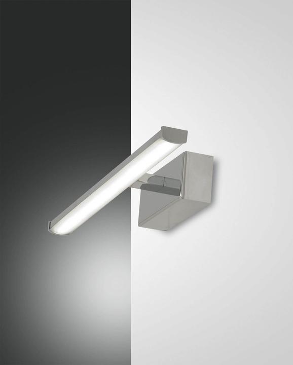Actual product image Fabas Luce Wall lamp Nala in chrome 6W 540lm IP44 (540 lm)