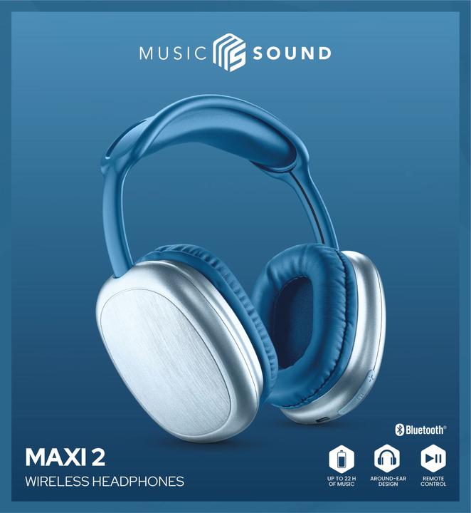 Produktbild Music Sound MAXI2 Kopfhörer (keine Geräuschunterdrückung, 22 h, Kabellos)